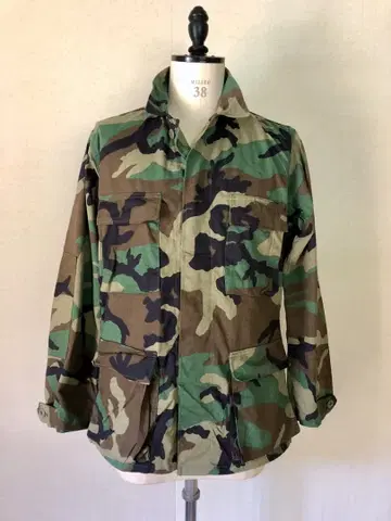 1980s 90s 미사용 데드 미군 실물 BDU 자켓 S-R