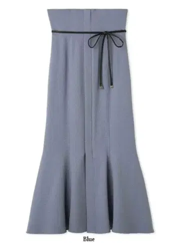 프레이 아이디 프론트 지퍼 머메이드 스커트 블루 사이즈 1