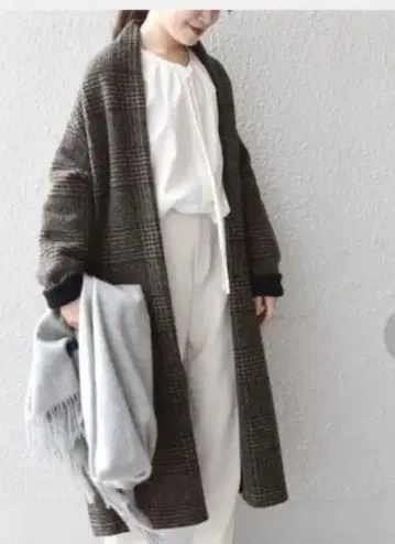 새상품급 쉽스 이탈리아 체크 겉옷