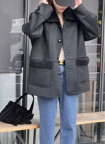 Nuebyas 무스탕 자켓 코트