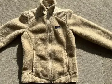 patagonia 플리스 자켓 여성용 XS 크림색