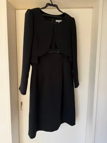 블랙 리본 포함 원피스 수트 예복 상복