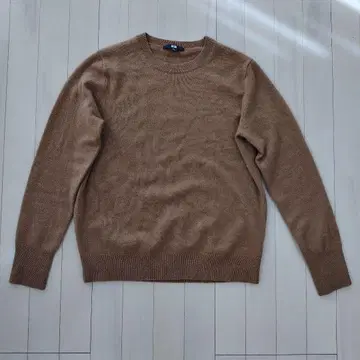 UNIQLO 캐시미어 스웨터 XL 브라운