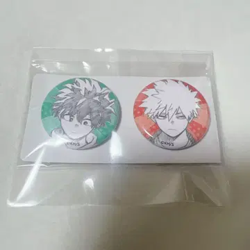 나의 히어로 아카데미아 원화전 캔뱃지 미도리야 바쿠고