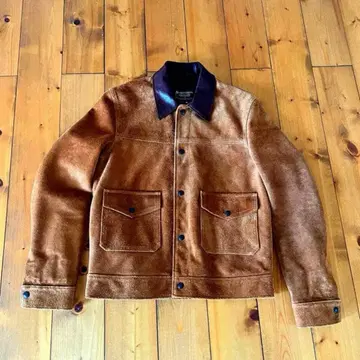 Schott 가죽 자켓 스웨이드 320US 사이즈 38