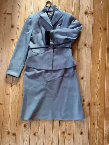 도쿄 소와르 그레이 정장 세트 허리 벨트 포함 13호