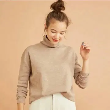 뷰티&유스 하이넥 스웨터