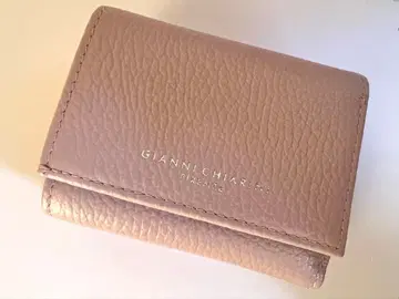 GIANNI CHIARINI 핑크 3단 폴더형 지갑