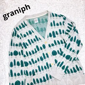 [ graniph ] 뷰티풀 섀도우 가디건 몬스터 올 패턴 M