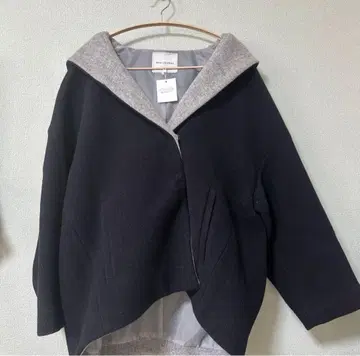 IKKA LOUNGE 후드 부착 자켓 M 사이즈 네이비