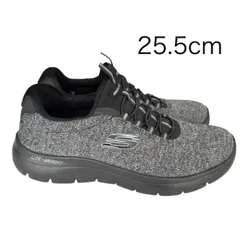 컨디션 최상 스케쳐스 메모리폼 52813 블랙 25.5