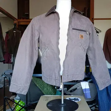 브라운 지퍼 캐주얼 자켓