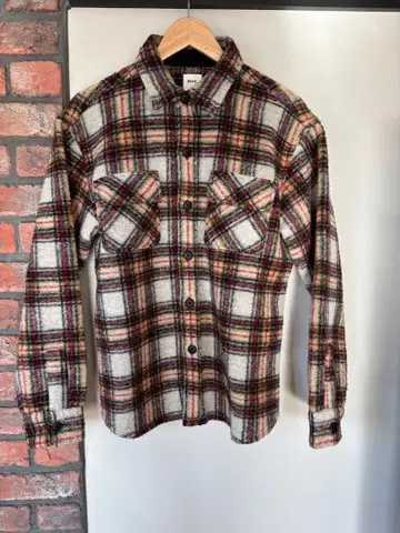 RHC 체크 무늬 플란넬 셔츠