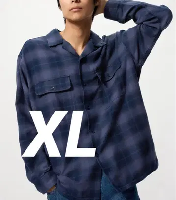 완판템 JW 앤더슨 브러쉬드 코튼 오버 사이즈 셔츠 블루 XL