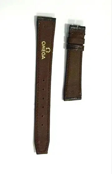 OMEGA 가죽 벨트 브라운 데드스탁품