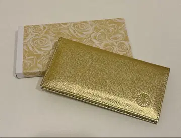 황궁 한정판 장지갑 금 판매점 천연 가죽 골드 접이식 지갑
