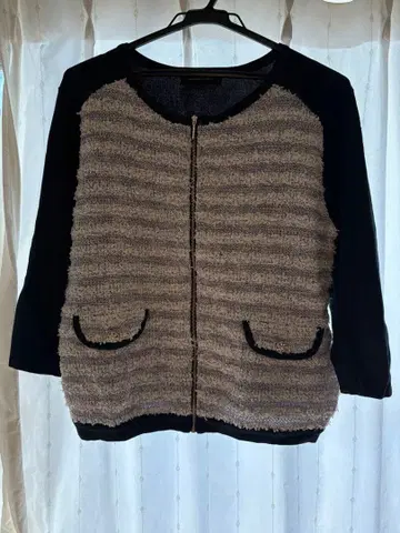 [ 새상품급 ] 퀸즈 코트 빅 사이즈 5 트위드 가디건