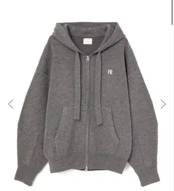 rielle riche 리엘 니트 후드티