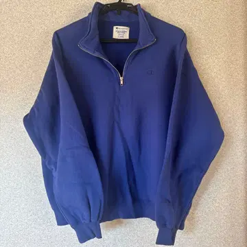Champion 하프 지퍼 맨투맨 X-LARGE 블루