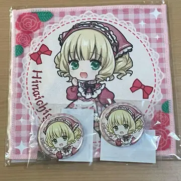 로젠 메이든 마루쿠지 히나이치고 캔뱃지 미니 타월