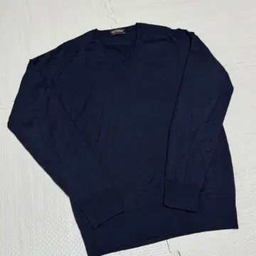 존스메들리 남성용 V넥 스웨터 네이비 XS 사이즈 영국제