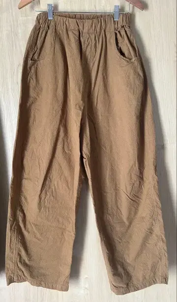 널 모슬린 핸드 와셔 노포 팬츠 코요테