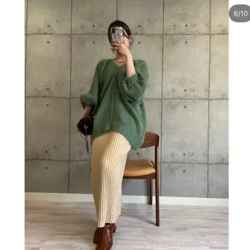 ROSIEE Winter Collection MIX얀 드레이프 knit