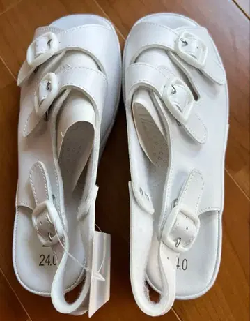 KAZEN 간호사 샌들 191-07 화이트 24.0