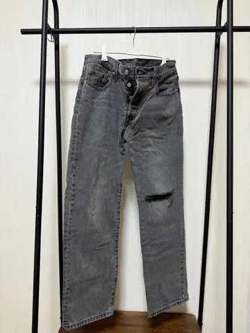 Levi's 501 그레이 스트레이트 데님