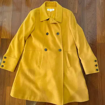 Charm Rully 머스타드 피코트 M 사이즈