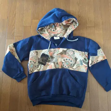 Churinga 아보리진 후드티 S 사이즈 네이비