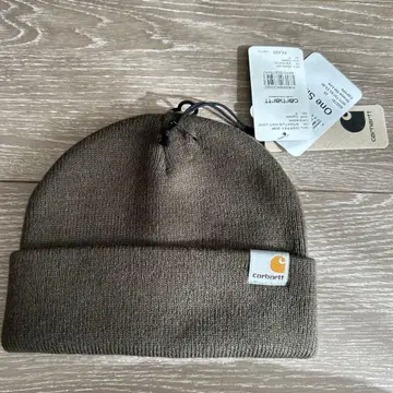 [ 미사용품 ] Carhartt 올리브 니트 모자 원사이즈