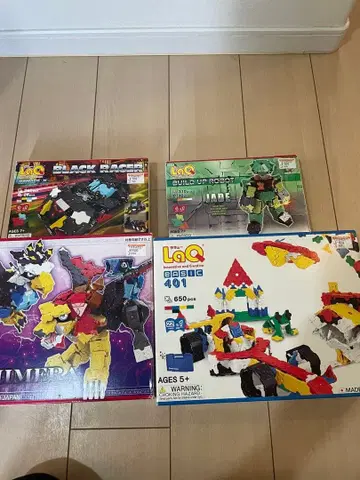 LaQ 블록 세트 4종 세트