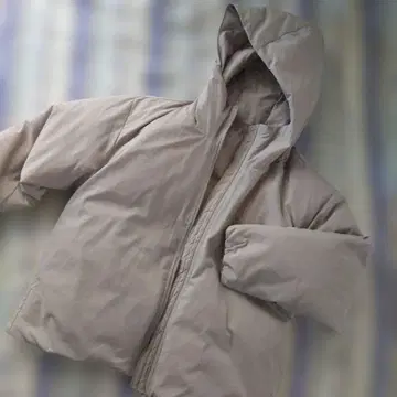 무인양품 후드 부착 다운 자켓 XL