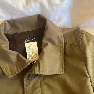 올리브색 롱 트렌치코트 38 스터링 루어