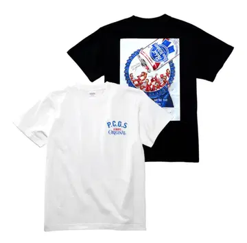 pabst x pork chop 콜라보 화이트 L