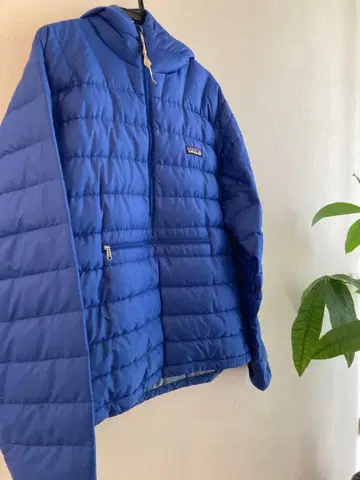 patagonia 후드 부착 다운 자켓 L
