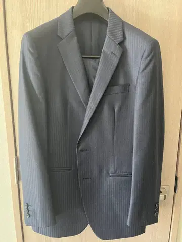 TAKEO KIKUCHI 네이비 스트라이프 수트