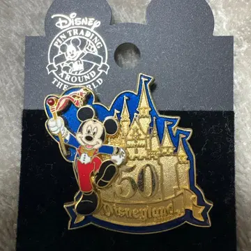디즈니 Disney 미키마우스 핀 핀 배지 50주년
