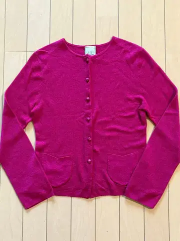 Sybilla 핑크 포켓 부착 가디건