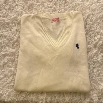 클락 가디건 긴팔 화이트