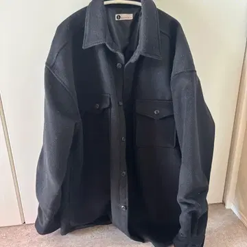 BEAUTY & YOUTH 블랙 셔츠 자켓