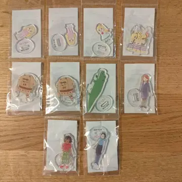 어린 여자 사장 미니 아크릴 스탠드 세트