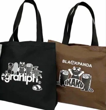 이온 그라니프 블랙프라이데이 블랙 팬더 토트백 블랙 브라운