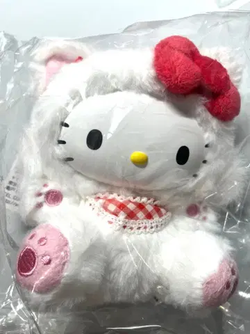 헬로키티 파인 페이스 캣 화이트