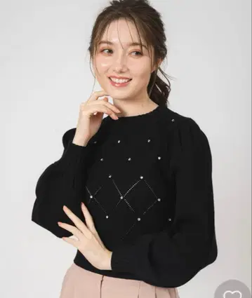 Noela 비쥬 니트 블랙 F 사이즈