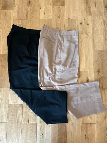 UNIQLO 턱 와이드 팬츠 XL 2종 세트