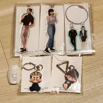 명탐정 코난 핑가 그레이스 동인 아크릴 키링 블랙 철의 어영