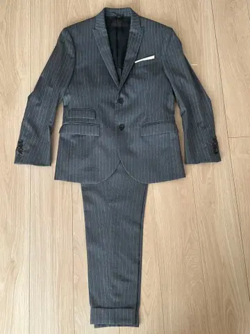 닐 바렛 그레이 스트라이프 수트 46