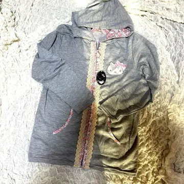 헬로키티 그레이 후드티 미사용 새상품